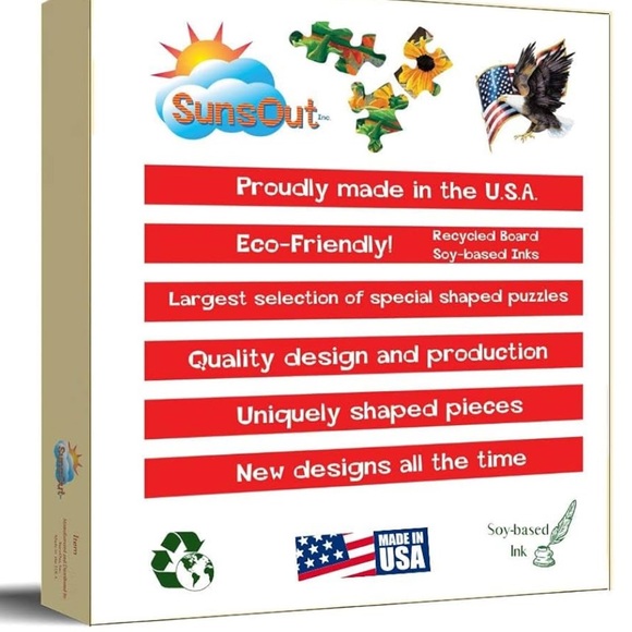 New Welcome to Texas Special Shape 1000 Piece Puzzle - Picture 3 of 3